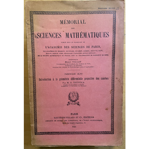 Introduction a la geometrie differentielle projective des courbes