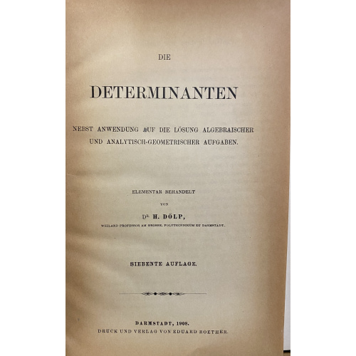 Die Determinanten