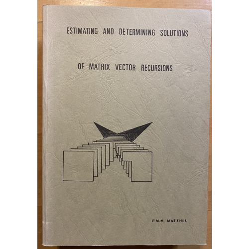 Estimating And Determining Solutions Of Matrix Vector Recursions