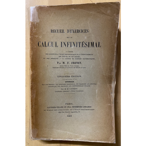 Recueil D'exercices Sur Le Calcul Infinitesimal