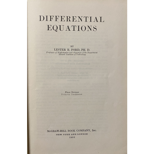 Differential Equations