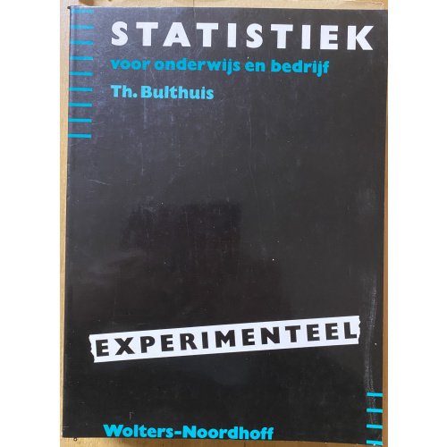 Statistiek Voor Onderwijs En Bedrijf