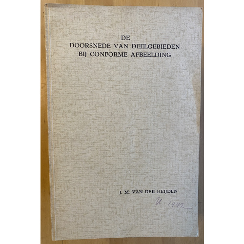 De Doorsnede Van Deelgebieden Bij Conforme Afbeelding