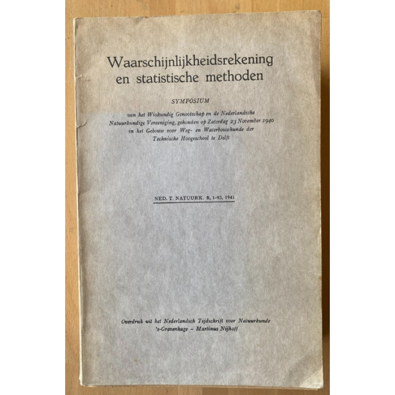 Waarschijnlijkheidsrekening en statistische methoden