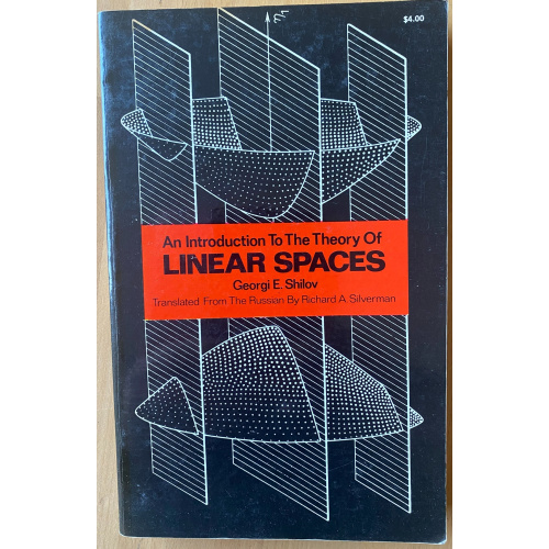 An Introduction To The Theory Of LINEAR SPACES