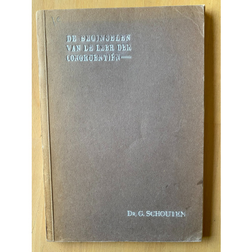 De Beginselen Van De Leer Der Congruentien