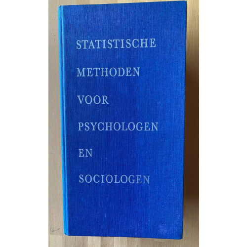 Statistische Methoden Voor Psychologen en Socioloogen