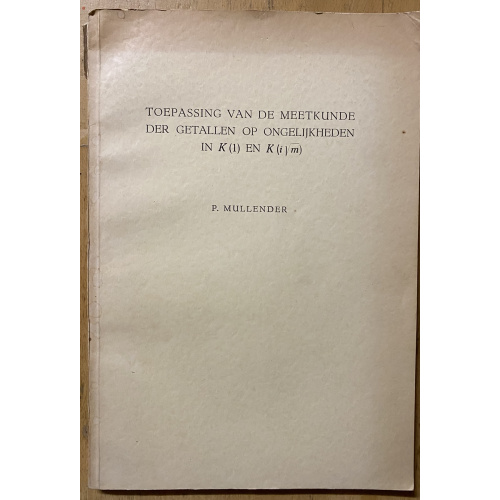Toepassing Van De Meetkunde Der Getallen Op Ongelijkheden In K (1) En K (Im)