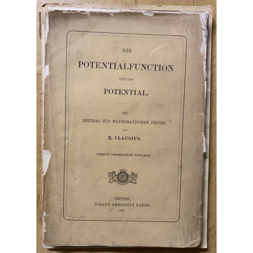 Die Potentialfunction Und Das Potential.