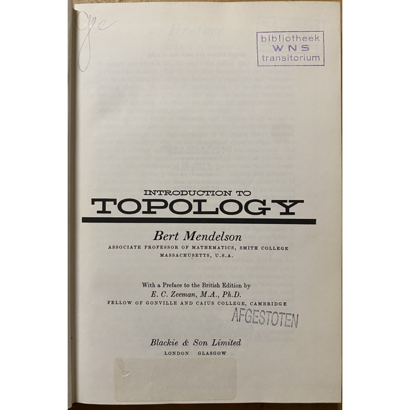 Introduction To Topology