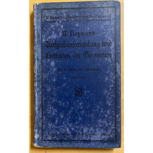 Aufgabenſammlung Und Leitfaden Der Geometrie