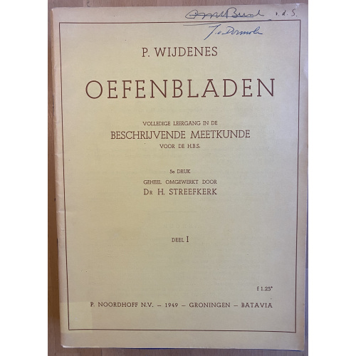 Oefenbladen Volledige Leergang In De Beschrijvende Meetkunde