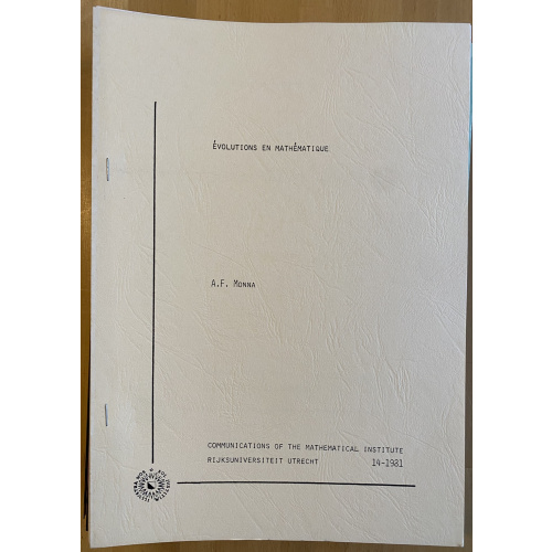 Evolutions En Mathematique