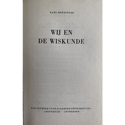 Wij En De Wiskunde
