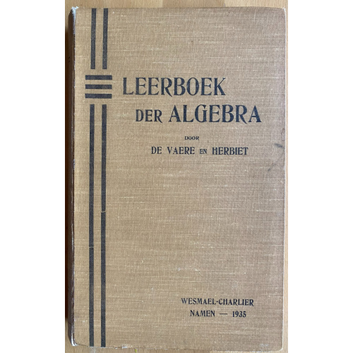 Leerboek der Algebra
