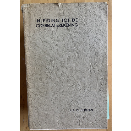 Inleiding Tot De Correlatierekening