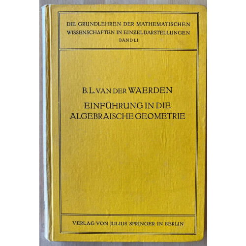 Einfuhrung in die algebraische Geometrie