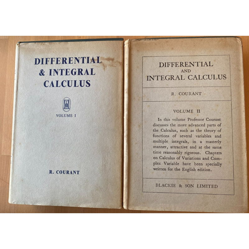 Differential and Integral Calculus volume I + II