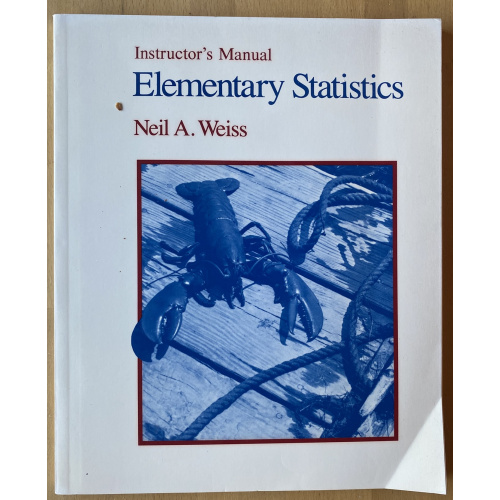 Elementary Statistics (instructor manual)