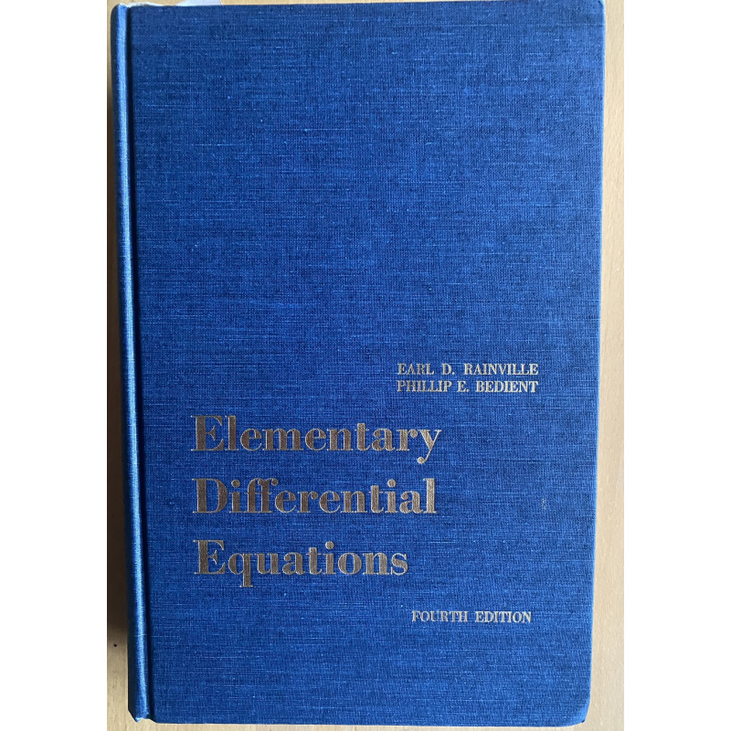 Elementary Differential Equations