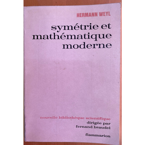 Symetrie et mathematique moderne