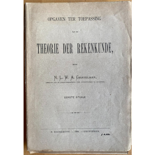 Opgaven Ter Toepassing Van De Theorie Van De Boekhouding