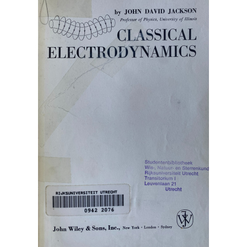 Classical Electrodynamics