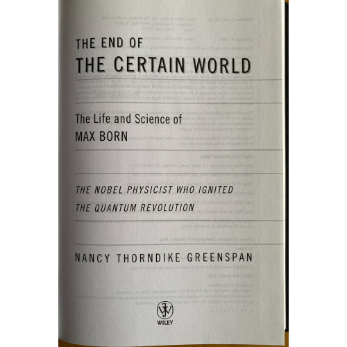 The End Of The Certain World