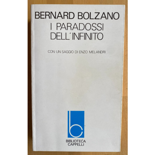 Bernard Bolzano I Paradossi Dell'infinito
