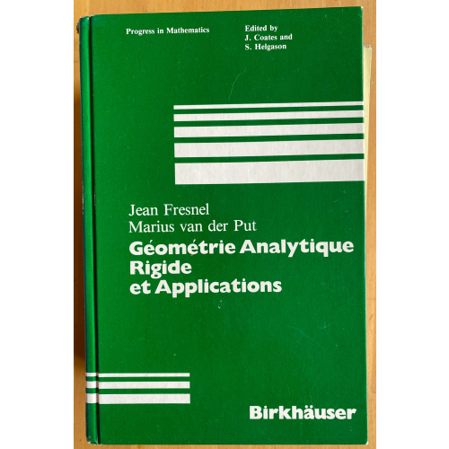 Geometrie Analytique Rigide et Applications
