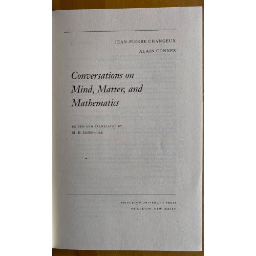 Conversations on Mind Matter and Mathematics