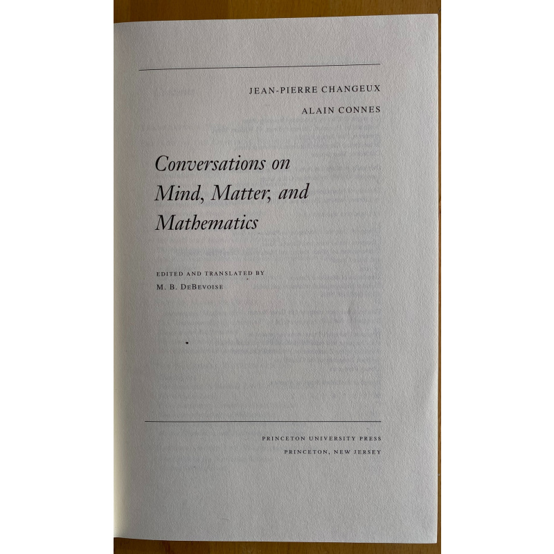 Conversations on Mind Matter and Mathematics