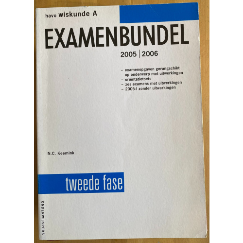 Examenbundel havo wiskunde A 2005/2006