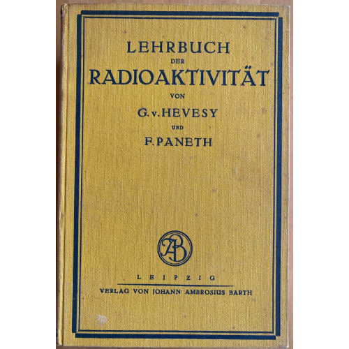 Lehrbuch Der Radioaktivitat