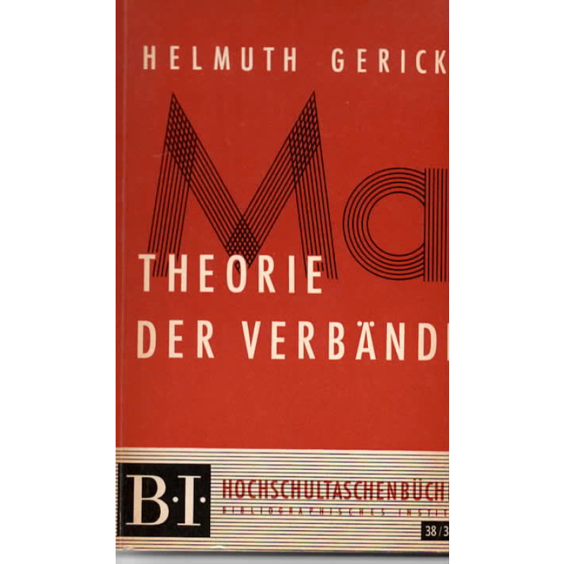 Theorie Der Verbände