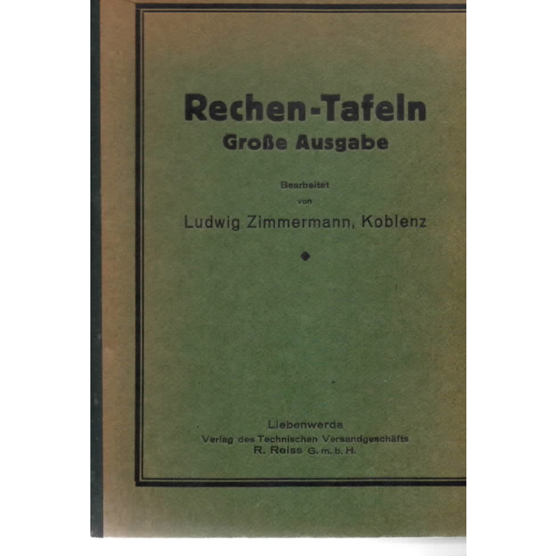 Rechen-Tafeln