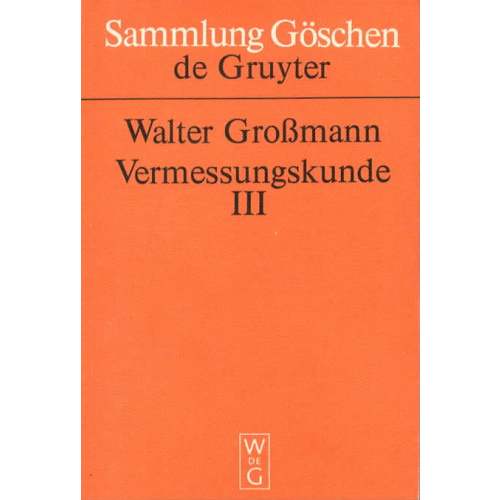 Vermessungkunde III