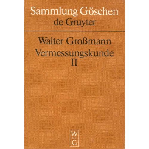 Vermessungkunde II