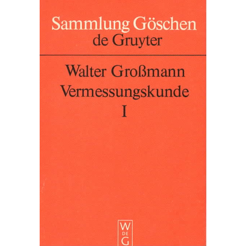 Vermessungkunde I