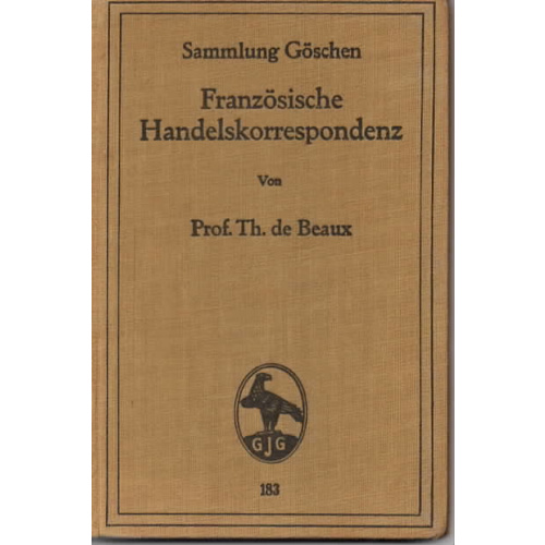 Französische Handelskorrespondenz