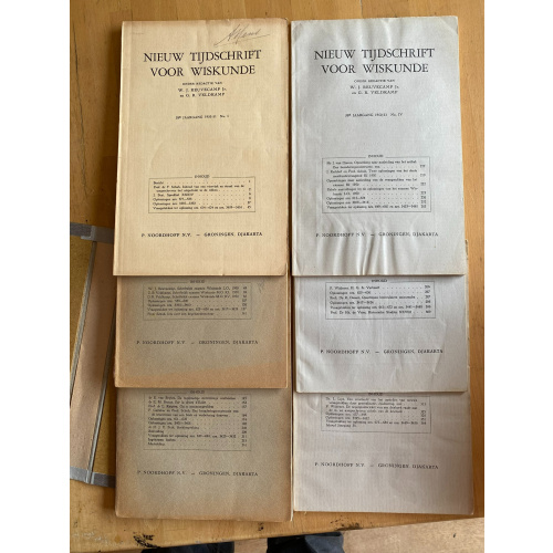 Nieuw Tijdschrift voor Wiskunde jaargang 38 (1950-51)