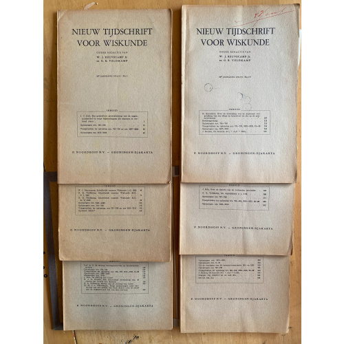 Nieuw Tijdschrift voor Wiskunde jaargang 40 (1952-53)