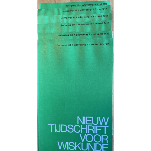 Nieuw Tijdschrift voor Wiskunde jaargang 59(1972-73)