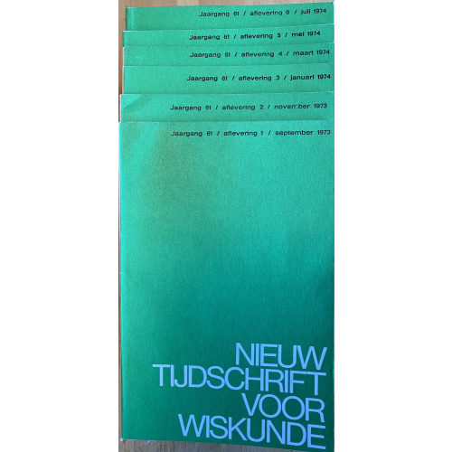 Nieuw Tijdschrift voor Wiskunde jaargang 61(1974-75)