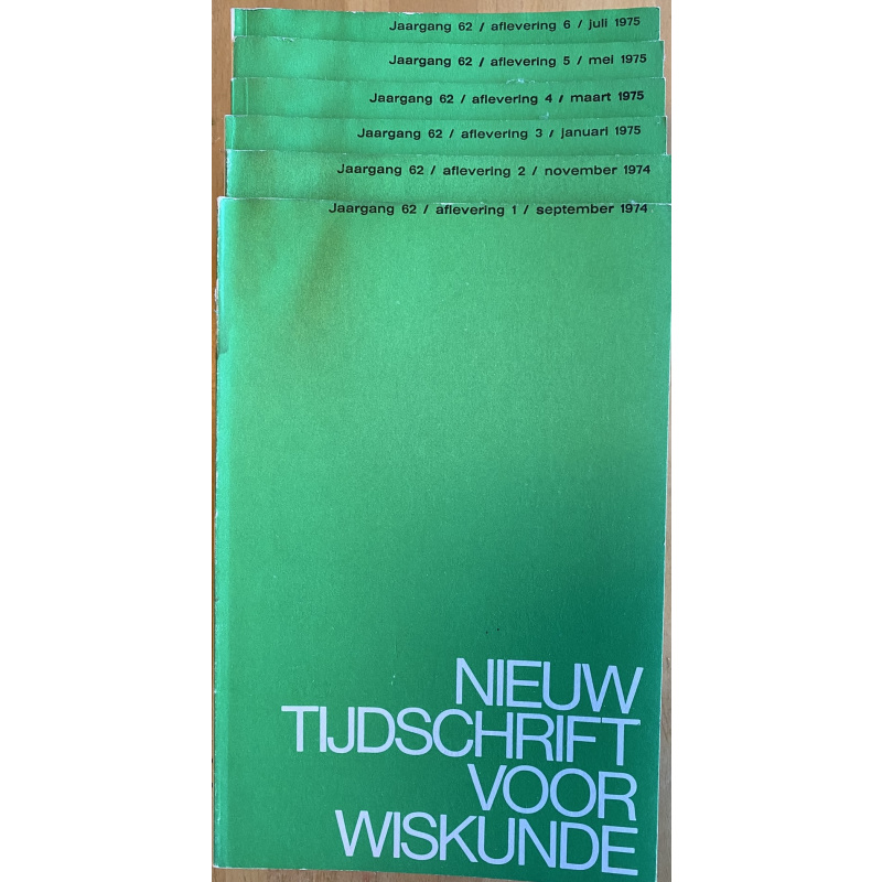 Nieuw Tijdschrift voor Wiskunde jaargang 62(1975-76)
