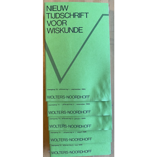 Nieuw Tijdschrift voor Wiskunde jaargang 73(1986-87)