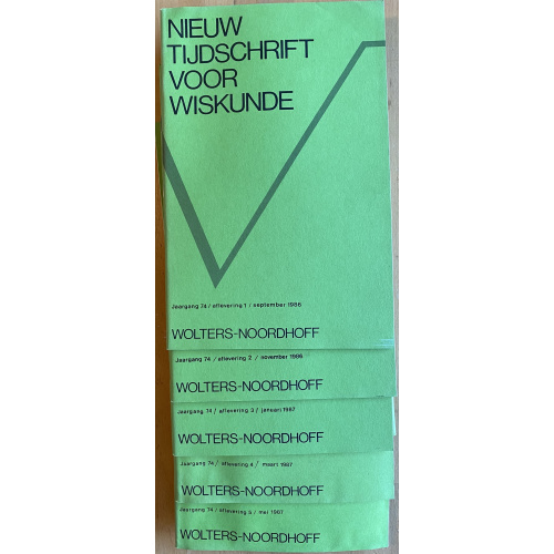 Nieuw Tijdschrift voor Wiskunde jaargang 74(1987-88)