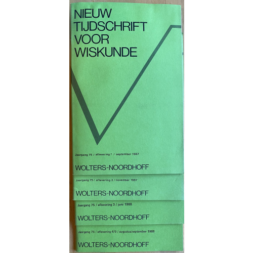 Nieuw Tijdschrift voor Wiskunde jaargang 75(1988-89)