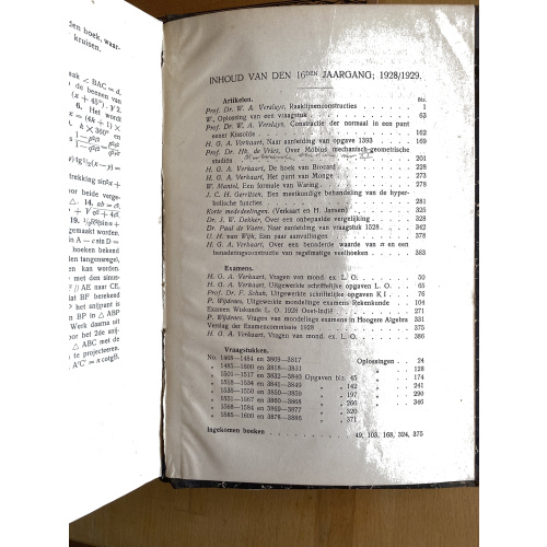 Nieuw Tijdschrift voor Wiskunde jaargang 16 (1928-29)